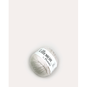 Permin - Lillemor - merino uldgarn - Rhvid (01) - 25g