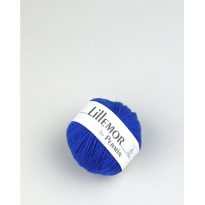 Permin - Lillemor - merino uldgarn - Electric Blue (17) - 25g