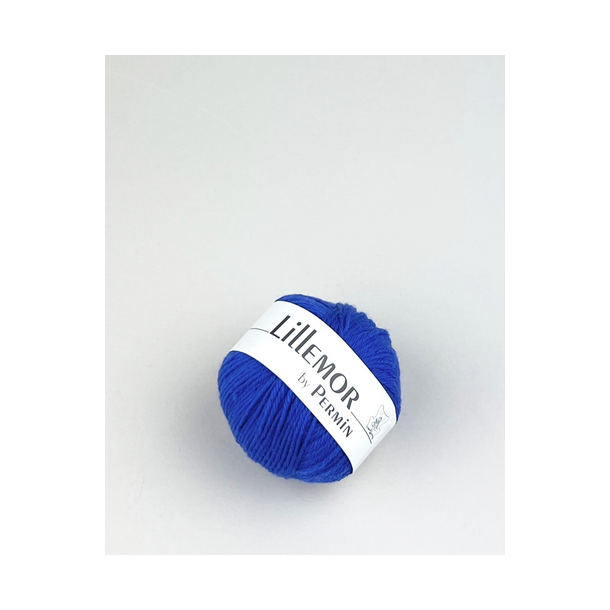Permin - Lillemor - merino uldgarn - Electric Blue (17) - 25g