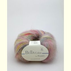 Permin - Bella Color - mohair/uld garn - Blomstereng (146) - 50g