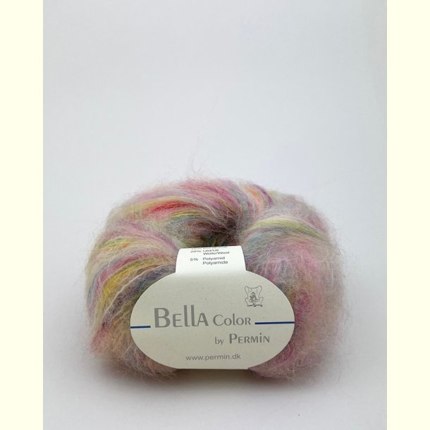 Permin - Bella Color - mohair/uld garn - Blomstereng (146) - 50g