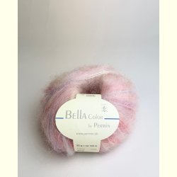 Permin - Bella Color - mohair/uld garn - P�skesol (147) - 50g