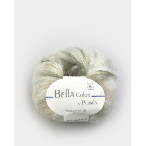 Permin - Bella Color - mohair/uld garn - Rhvid (150) - 50g