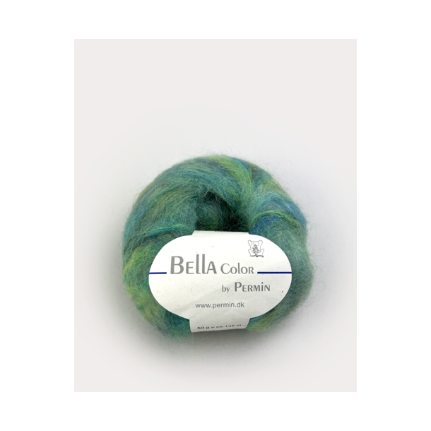 Permin - Bella Color - mohair/uld garn - Grn (151) - 50g