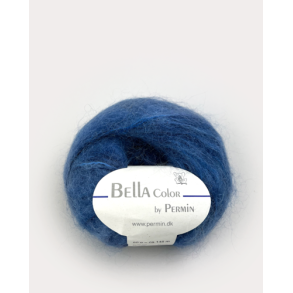 Permin - Bella Color - mohair/uld garn - Bl (156) - 50g