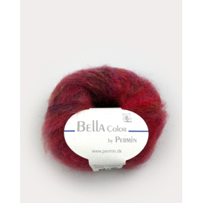 Permin - Bella Color - mohair/uld garn - Rd/Bordeaux (159) - 50g