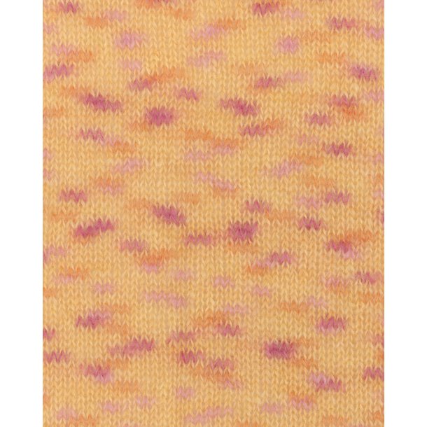 Permin - Bella Color - mohair/uld garn - Orange/Pink/Syren (172) - 50g