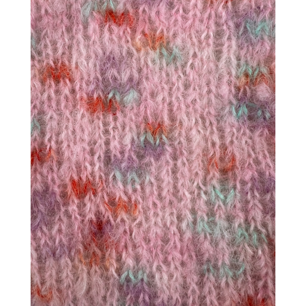 Permin - Bella Color - mohair/uld garn - Sart Rosa (184) - 50g