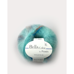 Permin - Bella Color - mohair/uld garn - Mint (187) - 50g