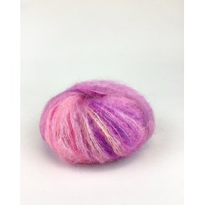 Permin - Bella Color - mohair/uld garn - Neon Pink (188) - 50g