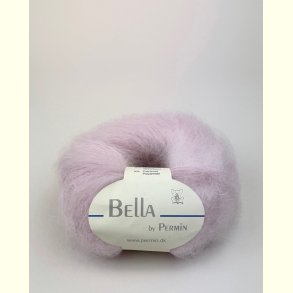 Permin - Bella - mohair/uld garn - Rosaballet (103) - 50g