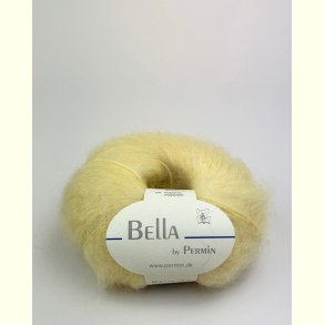 Permin - Bella - mohair/uld garn - Lemonade (104) - 50g