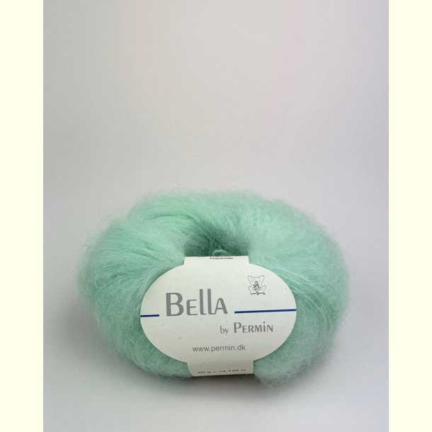 Permin - Bella - mohair/uld garn - Mint Sorbet (105) - 50g