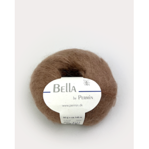Permin - Bella - mohair/uld garn - Kamel (257) - 50g