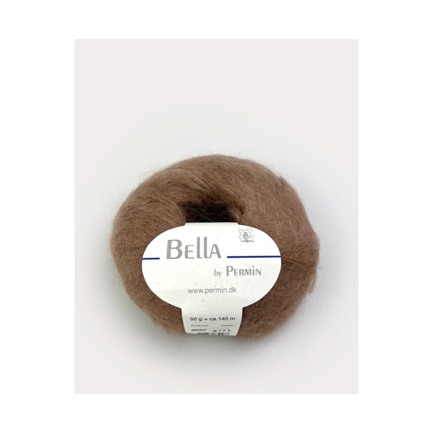 Permin - Bella - mohair/uld garn - Kamel (257) - 50g