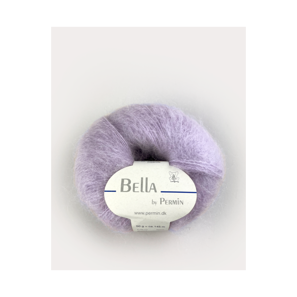 Permin - Bella - mohair/uld garn - Sart Violet (273) - 50g