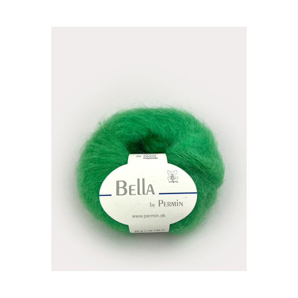 Permin - Bella - mohair/uld garn - Sportgrn (276) - 50g