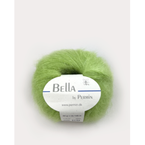 Permin - Bella - mohair/uld garn - Lysegrn (282) - 50g