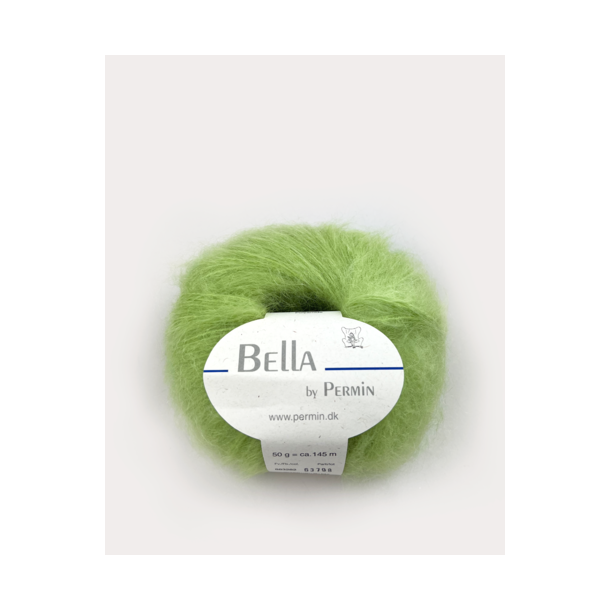 Permin - Bella - mohair/uld garn - Lysegrn (282) - 50g