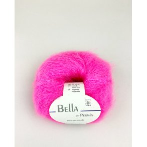Permin - Bella - mohair/uld garn - Neon Pink (292) - 50g
