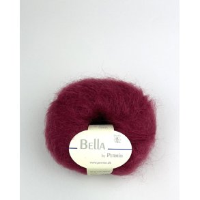 Permin - Bella - mohair/uld garn - Vinrd (296) - 50g