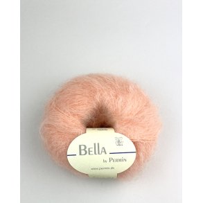 Permin - Bella - mohair/uld garn - Flamingo (297) - 50g