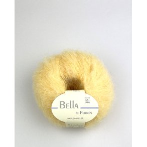 Permin - Bella - mohair/uld garn - Solsikkegul (298) - 50g