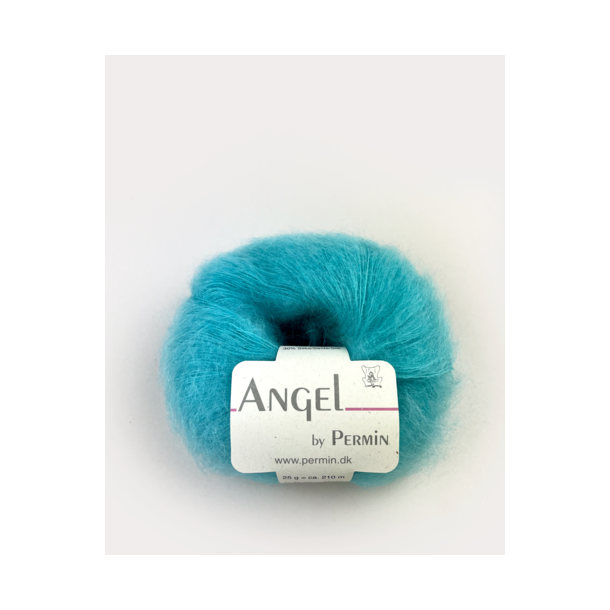 Permin - Angel - mohair/silke garn - Turkis Aqua (101) - 25g