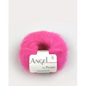 Permin - Angel - mohair/silke garn - Neon Pink (35) - 25g