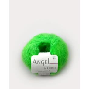 Permin - Angel - mohair/silke garn - Neon Grn (36) - 25g
