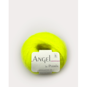 Permin - Angel - mohair/silke garn - Neon Gul (37) - 25g