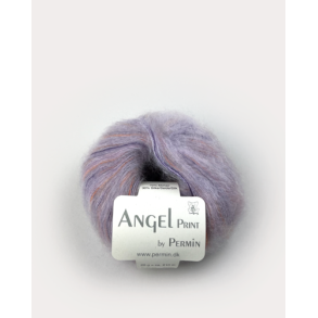 Permin - Angel Print - mohair/silke garn - Lavendel (67) - 25g