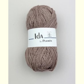 Permin - Ida - Bomuldsgarn - Mocha Mousse 04 - 50g