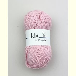 Permin - Ida - Bomuldsgarn - Perlemorsrosa 08 - 50g