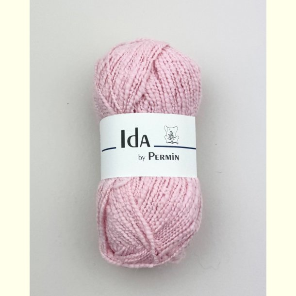 Permin - Ida - Bomuldsgarn - Perlemorsrosa 08 - 50g