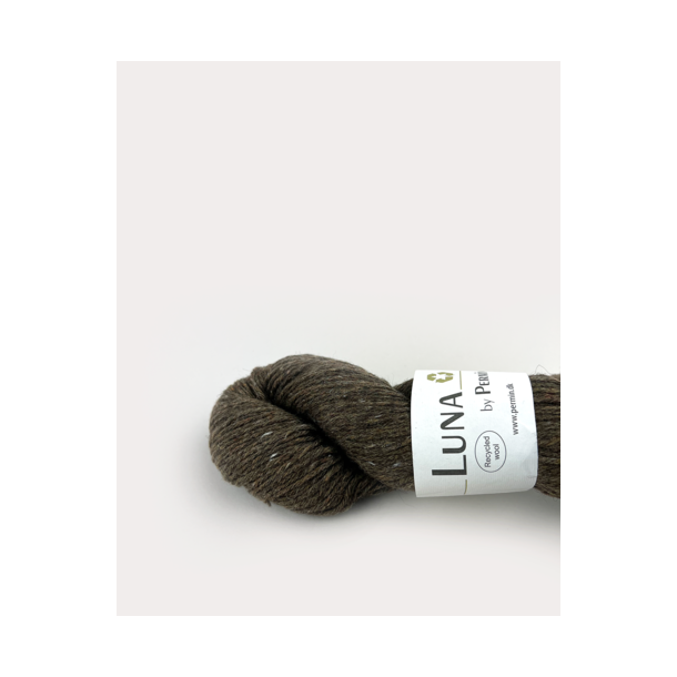 Permin - Luna - recycled uldgarn - Brun (03) - 50g