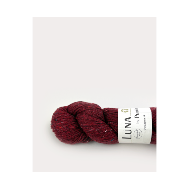Permin - Luna - recycled uldgarn - R�d (08) - 50g