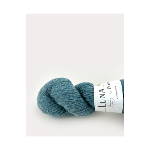 Permin - Luna - recycled uldgarn - Lys Petrol (09) - 50g