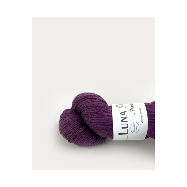 Permin - Luna - recycled uldgarn - Lilla (18) - 50g