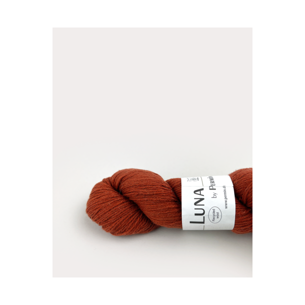 Permin - Luna - recycled uldgarn - Rust (19) - 50g