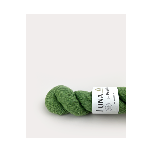 Permin - Luna - recycled uldgarn - blegrn (24) - 50g
