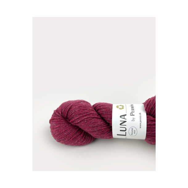 Permin - Luna - recycled uldgarn - Hindb�r (25) - 50g