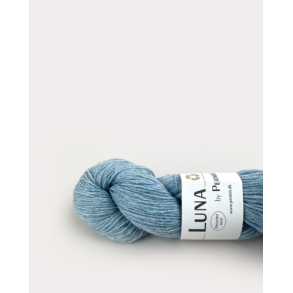 Permin - Luna - recycled uldgarn - Lysebl (27) - 50g