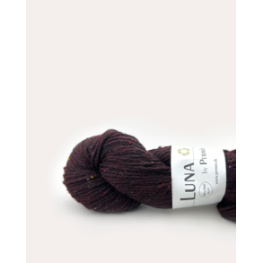 Permin - Luna - recycled uldgarn - Bordeaux (35) - 50g