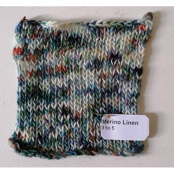 Cowgirl Blues - Merino Linen Gradient - Merinould og hrgarn - "9 to 5" - 100g