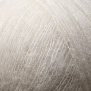CaMaRose - Midnatssol - Alpaca/Merino/Lyocell garn - Hvid 9500 - 25g