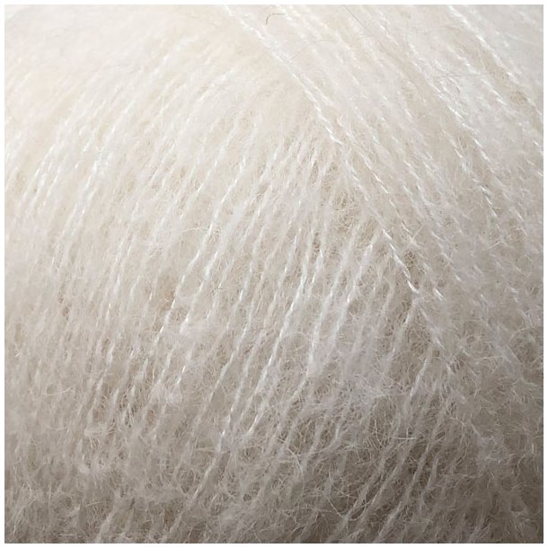 CaMaRose - Midnatssol - Alpaca/Merino/Lyocell garn - Hvid 9500 - 25g