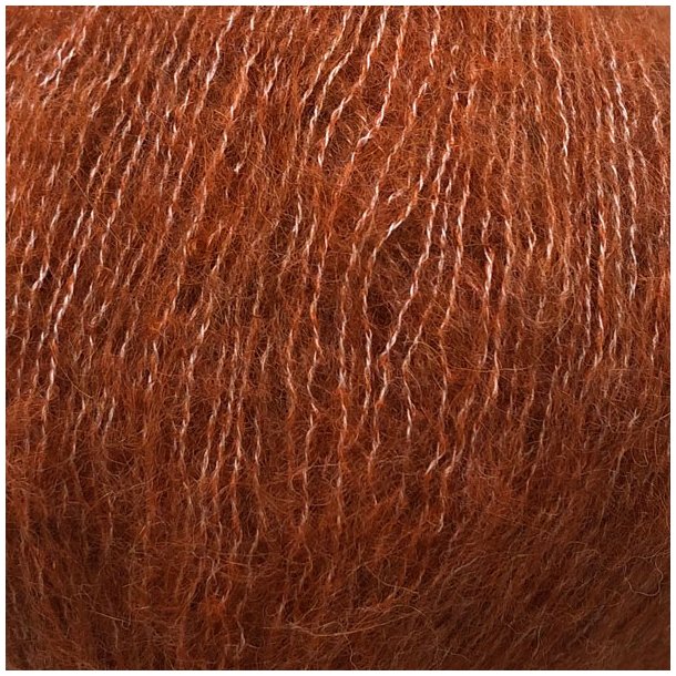 CaMaRose - Midnatssol - Alpaca/Merino/Lyocell garn - Brndt Orange 9538 - 25g