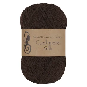 Viking Garn - Cashmere Silk - Cashmere og silkegarn - M�rk Chokolade 618 - 25g