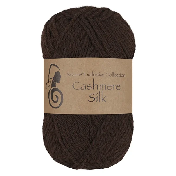 Viking Garn - Cashmere Silk - Cashmere og silkegarn - M�rk Chokolade 618 - 25g
